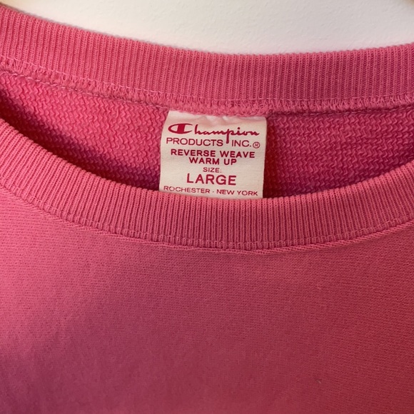 Champion Vintage Crewneck Sweatshirt In Pink - Picture 4 of 7